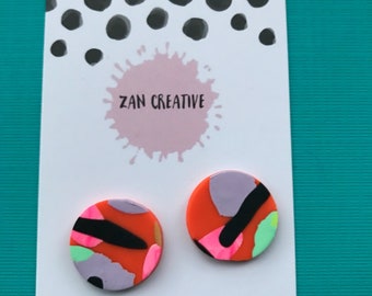 Orange & lime splice studs!!!