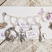 Wine Lovers Progress Keepers Stitch Markers Silver Plated Charms Knitting Crochet Sewing Notions Gift Ideas