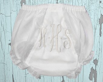 Diaper Cover Bloomer with "M15 with dots" or "M15 without dots" font