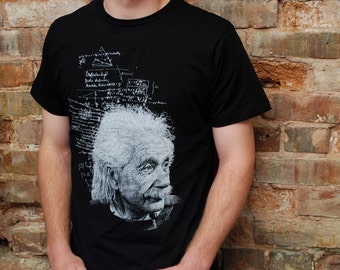 Albert Einstein T-Shirt - Men's Einstein Shirt - Physics Shirt - Physics Gift - Science Gift - Science Shirt