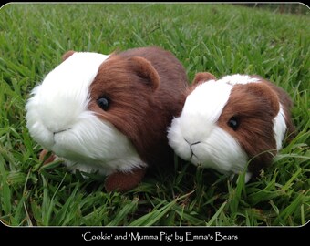 REALISTIC Guinea Pig PATTERN by Emmas Bears - includes both adult and baby sizes