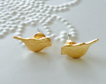 SALE... Tiny Bird Stud Earrings
