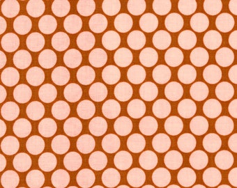 Fabric Amy Butler Lotus 'Full Moon Polka Dot' Camel HALF YARD
