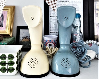Cheap Shipping // Vintage Ericofon Cobra Phone // Ericsson 1950s // Made in Sweden // Swedish Vintage home decor // MOMA's design collection