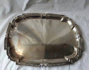 Silvered tray