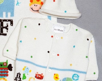 ArtWalk Alphabet Soup Sweater and Hat