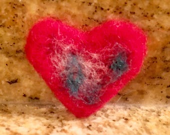 Handmade Needle-felted Heart
