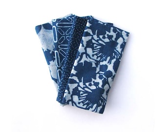 TABLE NAPKINS blue mix and match napkin indigo cotton table linen home kitchen dining table organic cotton napkin Set of 4 - Mix and Match 2