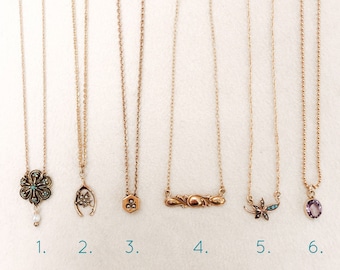 Antique Stickpin, Slide, and Lace Pin Conversion Necklaces, Choose One!