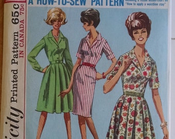 Simplicity Shirtdress Pattern Size 16