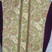 Brown, Beige, Reds, Greens, Scroll/Paisley Print Reversible Dickie Bib Ratcatcher