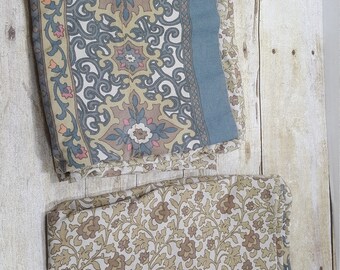 Set of Two Standard Pillowcases, 1970s-1980s, vintage bedding