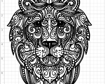 Download Mandala Style Camera SVG PDF EPS Dxf & Studio 3 Cut Files