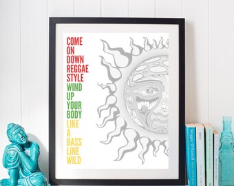 Sublime - Slow Ride - Digital Print for Instant Download