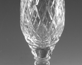 TUTBURY Crystal - Large Water Goblet or Wine Glass / Glasses - 6 1/2" (1st)
