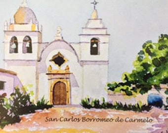 San Carlos Borromeo de Carmelo Postcard
