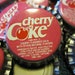 CHERRY COKE (20) unused Bottle Caps 20 clean great unique