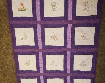 Sunbonnet Sue Crib Blanket