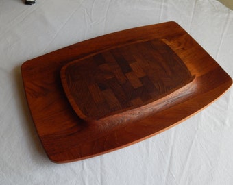 Mid Century Modern DANSK IHQ Jens Quistgaard Large Teak Cutting Board