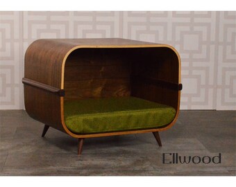 Mid century modern pet bed