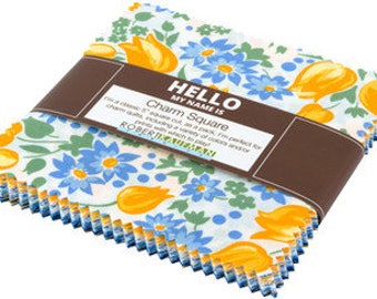 Charm Square Sunshine Garden by Darlene Zimmerman