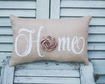 Home Decorative Pillow Decor Pillow Home Pillow Burlap pillow fabric pillow farmhouse style 15x10 accent pillow
