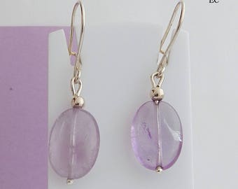 Silver and Amethyst earrings