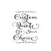 Custom Quote in Calligraphy, printable for art or Iron on transfer, DOWNLOAD Printable
