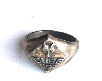 Vintage Sterling Silver Cub Scout Ring