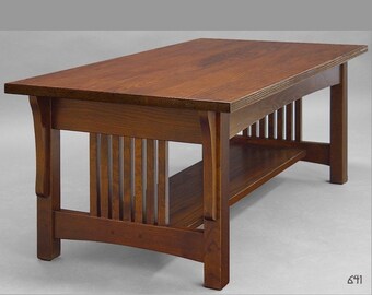 Mission, Arts and Crafts, Coffee Table made of Ash