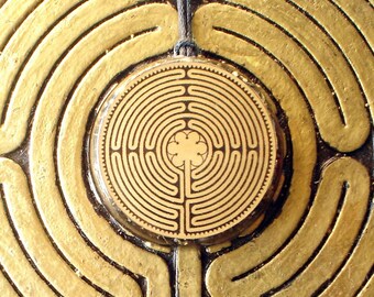 Chartres Cathedral Labyrinth Orgonite® Pendant