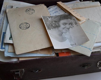 Soviet Vintage Letter with Envelope, Price is for ONE,Antique Family Letter, in Russian, Antique Handwritten Correspondence 1940-1950s, USSR
