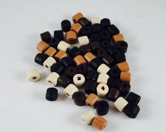 Beads, Brown Wood Beads, Wood Beads, Heishi Beads, Dark Brown Wooden Beads, 8mm Wood Beads,Brown Heishi Beads, Brown Beads,Heishi Wood Beads