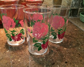Set of Federal Glass Juice glasses.