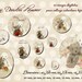 80 images for collage jewelry "blanket of love" digital cabochons, pink beige, cuddly bear, Teddy bear, shabby, vintage