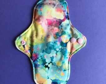 Small Cloth Pad Stainglassed Hippie