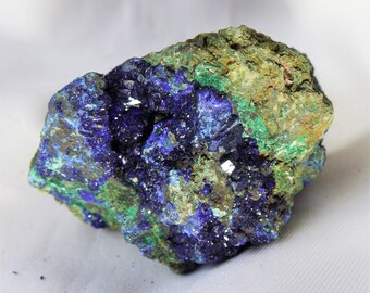 Top Azurite Malachite Mineral Specimen Stone Reiki Chakra Healing Crystal Rock Gemstone