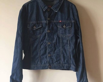 Mustang 90s Dark Wash Blue Denim Jacket
