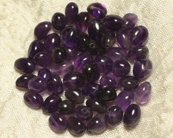 10pc - stone beads - Amethyst Nuggets 5-7mm 4558550023490