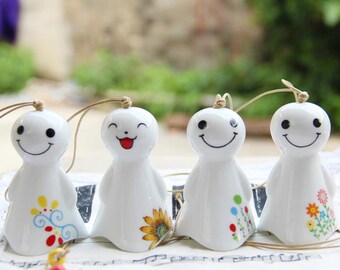 Wind&Weather Colored Ceramics Wind Chime Home Decoration Gifts