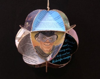 Elton John Album Cover Ornament Made Of Repurposed Record Jackets