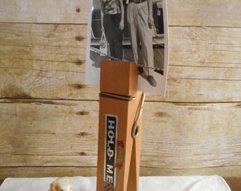 Vintage Hawaii Souvenir Clip, Photo Holder
