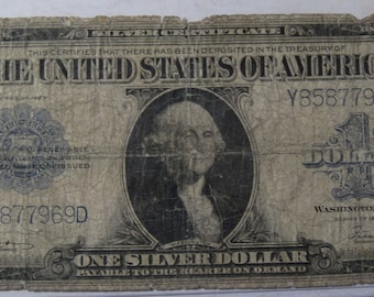 1923 silver Certificate one dollar horse blanket (#E516e)
