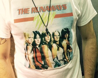 The Runaways T-Shirt. The Runaways Kim Fowley Punk Rock Trash Cherry Bomb Joan Jett Cherie Currie Lita Ford Suzi Quatro