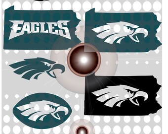 philadelphia eagles svg, eagles clipart, svg silhouette, digital files – svg collection