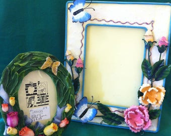 Frames for SPRING, One is Tin, the Other is Resin, Both for One Price