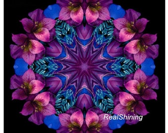 Violet & Blue Kaleidoscope