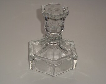 Vintage Fostoria Company Coin Candle Holder
