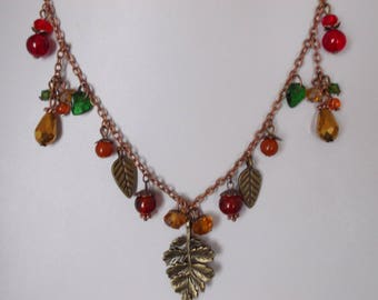 Autumnal Themed Necklace