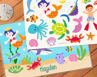Olive Kids Personalized Ocean Play Mat